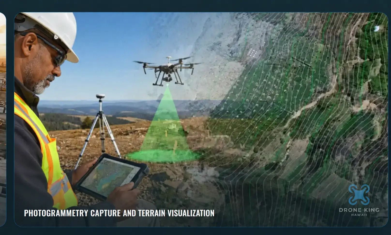 Photogrammetry capture and terrain visualization